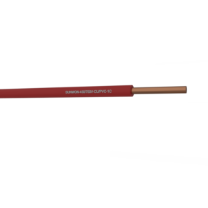 1-hard core wire SUNWON-450/750V-CU/PVC-1C 3