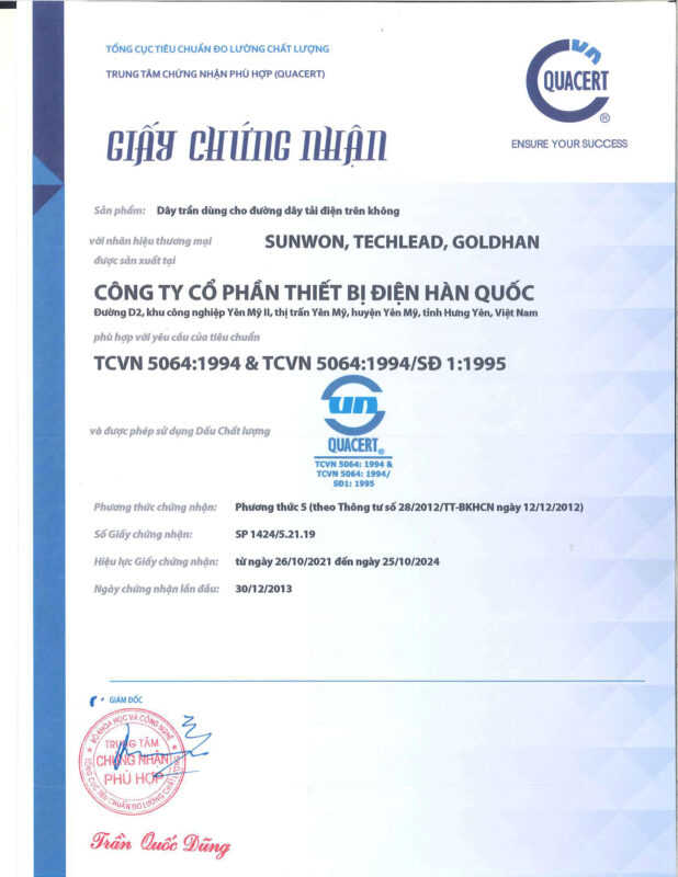 tcvn 5064 certificate