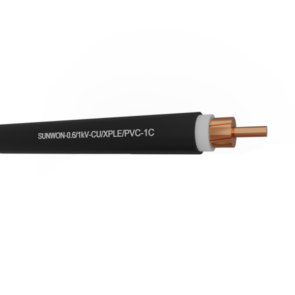 1-core sheathed copper cable SUNWON-0.6/1kV-CU/XLPE/PVC 2 3