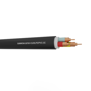 3-cores sheathed copper cable SUNWON-0.6/1kV-CU/XLPE/PVC-3C 2