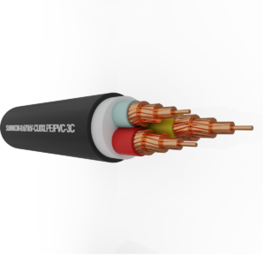 3-cores sheathed copper cable SUNWON-0.6/1kV-CU/XLPE/PVC-3C