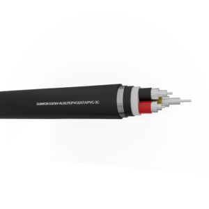 3-cores underground aluminum cable SUNWON-0.6/1kV-AL/XLPE/PVC/DSTA/PVC-3C 2