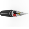 3-cores underground aluminum cable SUNWON-0.6/1kV-AL/XLPE/PVC/DSTA/PVC-3C