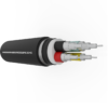 4-cores underground aluminum cable SUNWON-0.6/1kV-AL/XLPE/PVC/DSTA/PVC-3x+1x