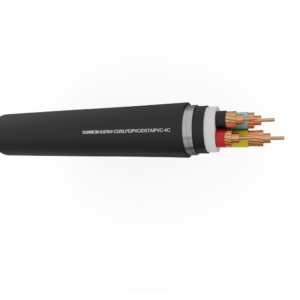 4-cores underground copper cable SUNWON-0.6/1kV-CU/XLPE/PVC/DSTA/PVC-4C 2