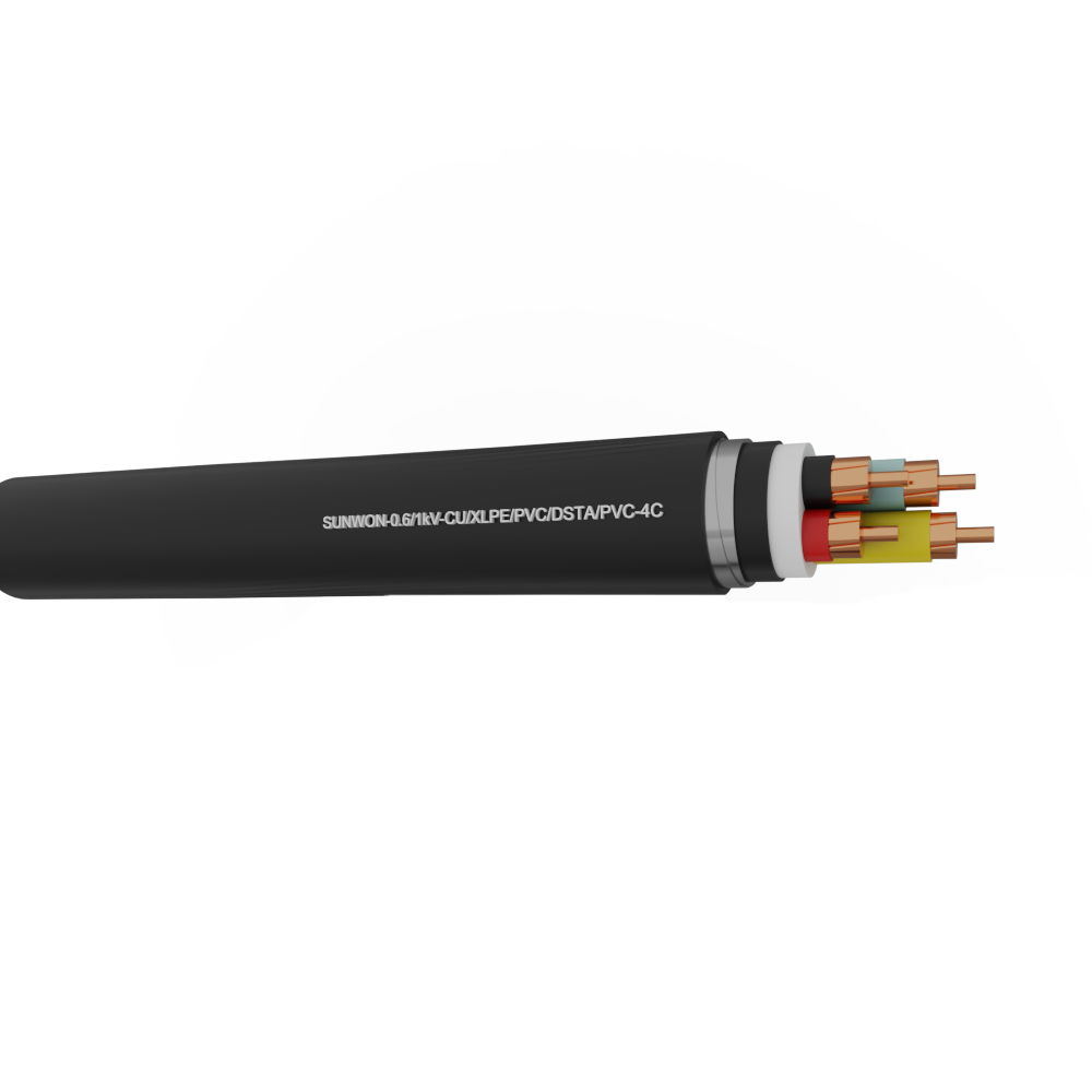 0.6/1KV LV conducteur en cuivre 4c 35mm2 70mm2 xlpe câble d