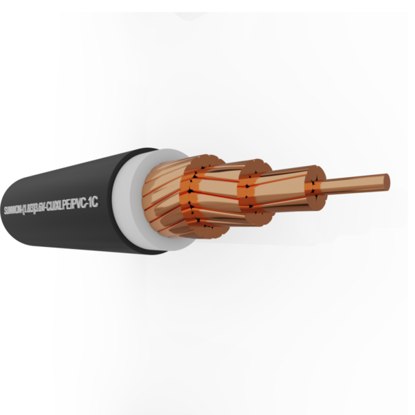 1-core sheathed copper cable SUNWON- 1.8/3 (3.6) kV-CU/XLPE/PVC