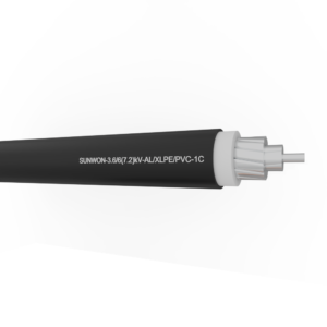 1-core sheathed aluminum cable SUNWON- 3.6/6 (7.2)kV-AL/XLPE/PVC 2