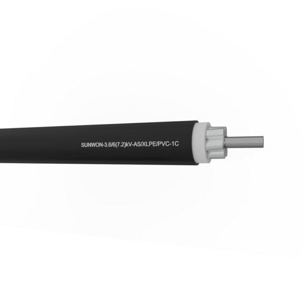 Aluminum Cable with Steel Core SUNWON- 3.6/6 (7.2) kV-AS/XLPE/PVC 2