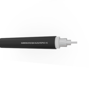 1-core sheathed aluminum cable SUNWON-(6/10) 12kV-AL/XLPE/PVC 2