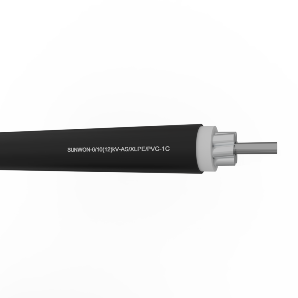 Aluminum cable with steel core SUNWON- 6/10 (12) kV- AS/XLPE/PVC 2