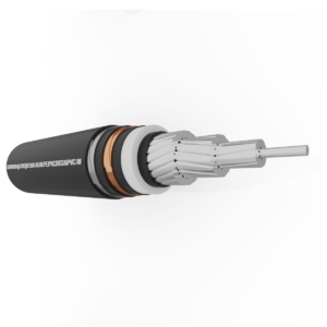 1-Core Underground Aluminum Cable SUNWON- 6/10 (12) kV-AL/XLPE/PVC/DSTA/PVC-W