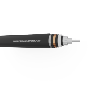 1-Core Underground Aluminum Cable SUNWON- 6/10 (12) kV-AL/XLPE/PVC/DSTA/PVC-W 2