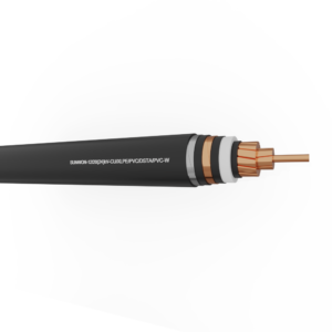1-core underground copper cable SUNWON- 12/20 (24) kV- CU/XLPE/PVC/DSTA/PVC-W 2