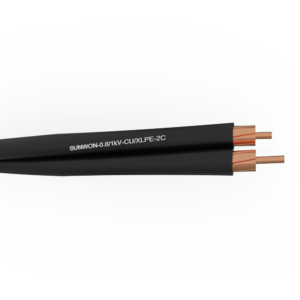 2 core twisted copper cable SUNWON-0.6/1kV-CU/XLPE-2C 2