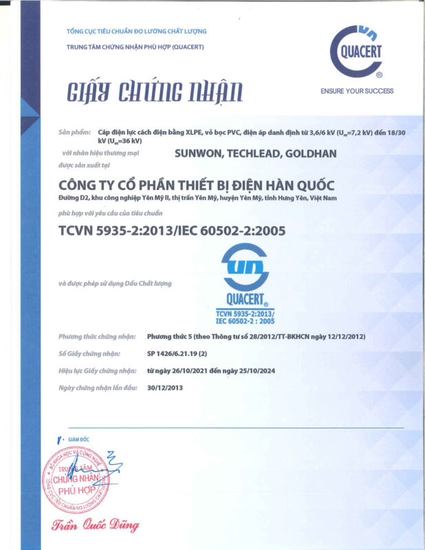 tcvn 5935 certificate