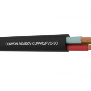 3-soft cores wire SUNWON-300/500V-CU/PVC/PVC 2