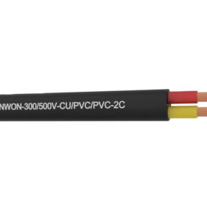 2-soft cores wire SUNWON-300/500V-CU/PVC/PVC 2