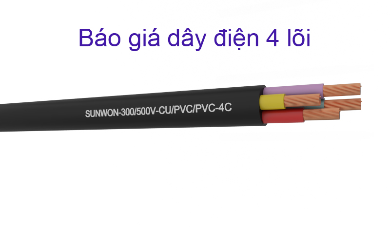 Quotation-wire-wire-4-core